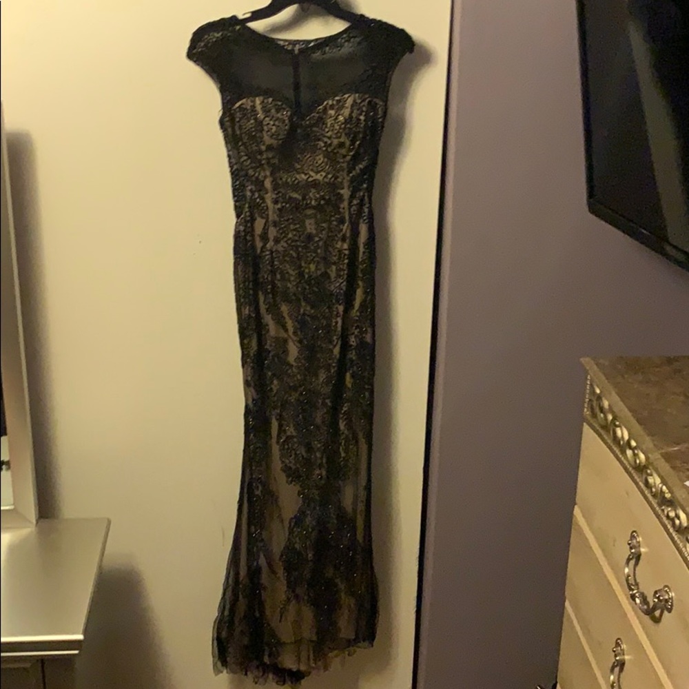 Black sequenced Gigi Gown.